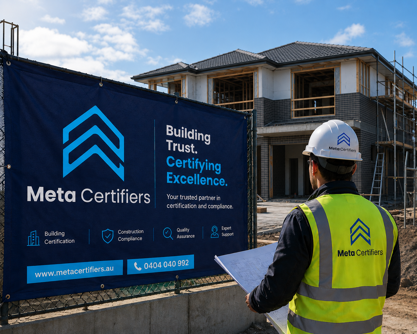Modern newly built Sydney home certified by Meta Certifiers
